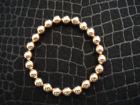 Model # 3002 8 mm Rose Gold Filled Beads
