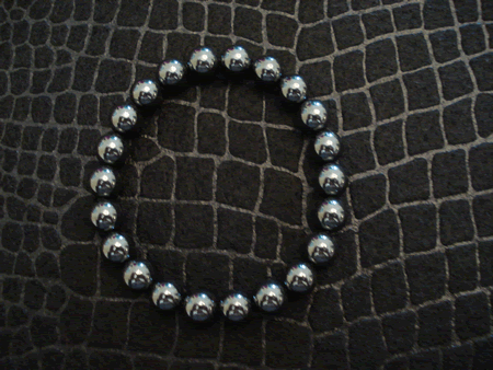 Model # 3003 8 mm Smooth Hematite Beads