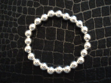 Model # 3004 8 mm Sterling Silver Beads