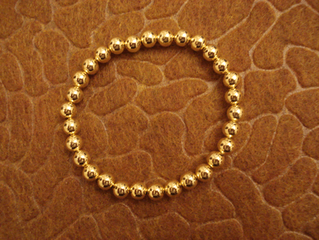 Model # 4001 6 mm Gold Filled Beads